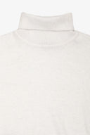 Maglia dolcevita lambswool panna