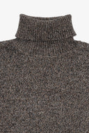 Maglia dolcevita moulinè moro