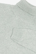 Maglia dolcevita moulinè salvia