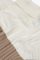 Maglia dolcevita costa piatta salvia