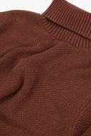 Maglia dolcevita armaturata coccio