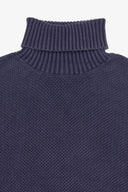 Maglia dolcevita armaturata viola