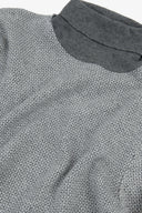 Maglia dolcevita fantasia grigio chiaro