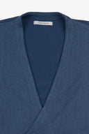 Gilet doppiopetto fantasia herringbone avion