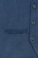 Gilet doppiopetto fantasia herringbone avion