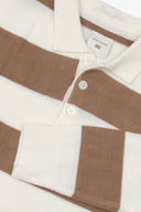 Polo in maglia rigata DNJ panna