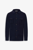 Camicia in maglia blu