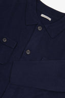 Camicia in maglia blu