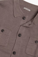 Camicia in maglia tortora