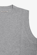 Gilet in maglia corda