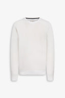 Maglia bimaterica DNJ panna