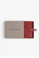 Portafoglio in pelle con scatto rosso-Dan John