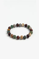 Bracciale perle medie salvia-Dan John