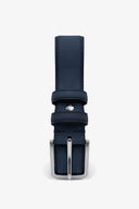 Cintura ecosuede blu