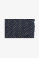 Pashmina micro disegno blu