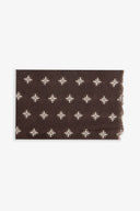 Pashmina disegno stella marrone