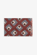 Pashmina disegno geometrico coccio