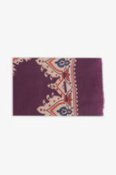Pashmina disegno geometrico viola