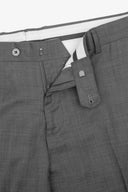 Pantalone da abito in grisaglia grigio medio
