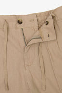 Bermuda con pinces beige